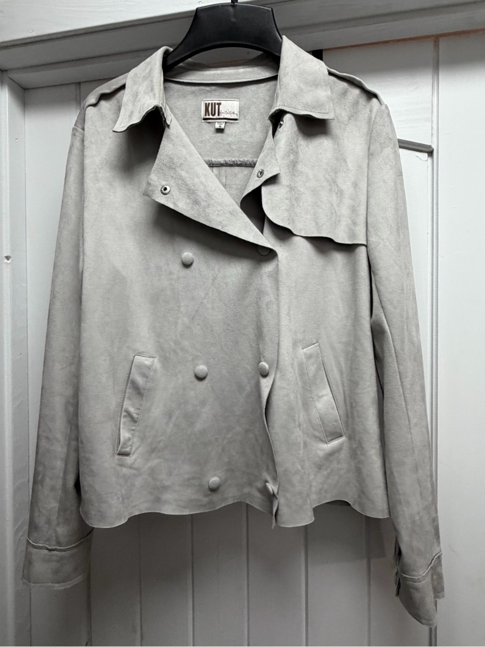Kut from the Kloth light gray soft jacket